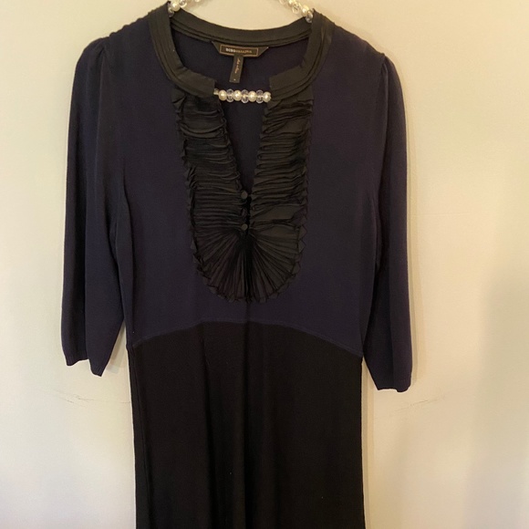 Navy and black BCBGMaxAzria Dress - Picture 1 of 3